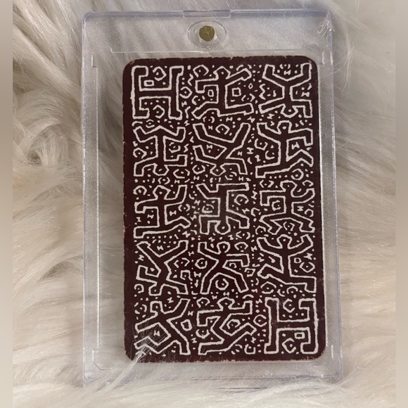 Hermes X Keith Harring Authentic Card With Protective Case 8 of Clubs - Picture 1 of 2